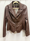 Blazer pelle avvitato