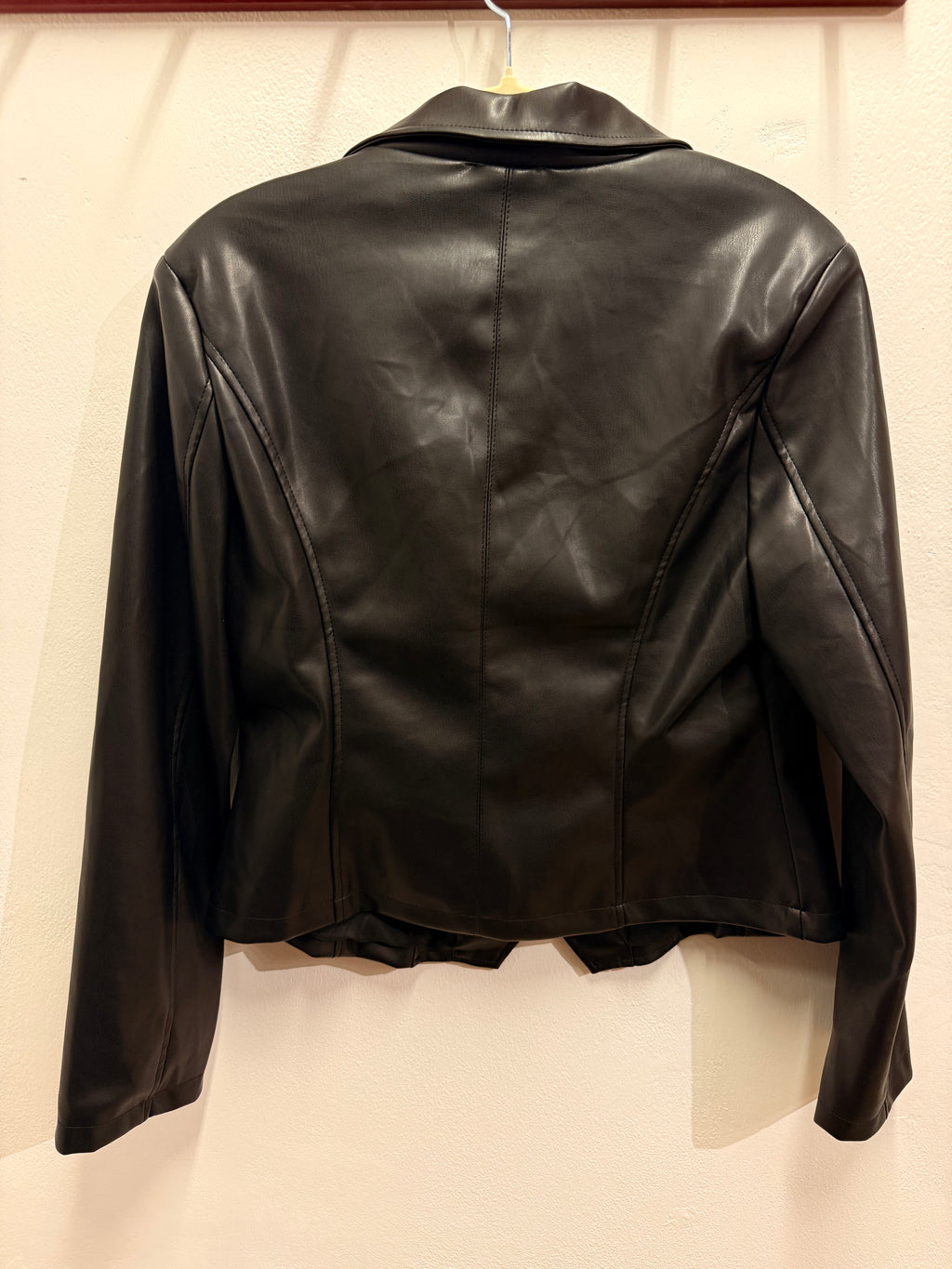 Blazer pelle avvitato