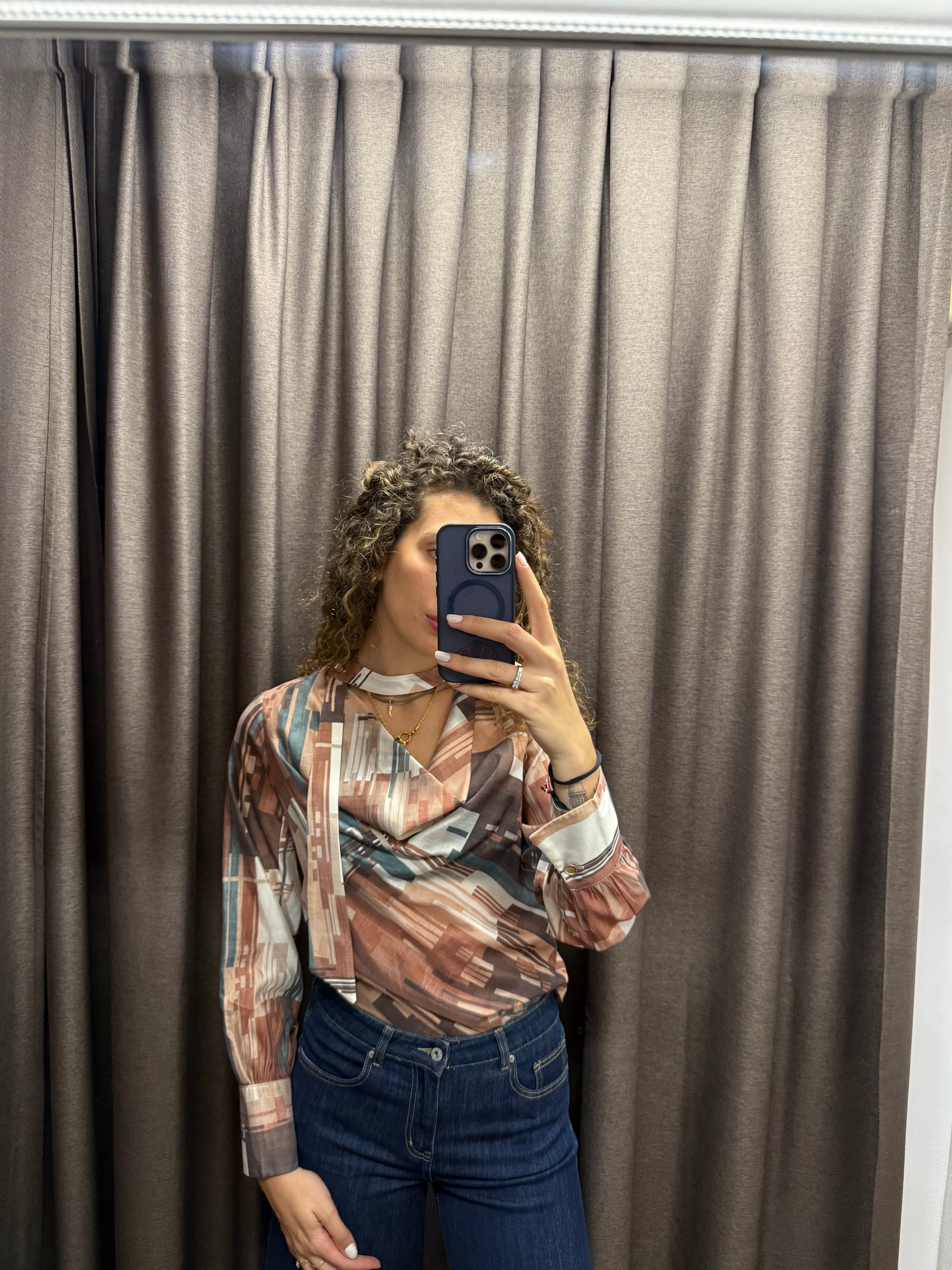 Blusa stampata