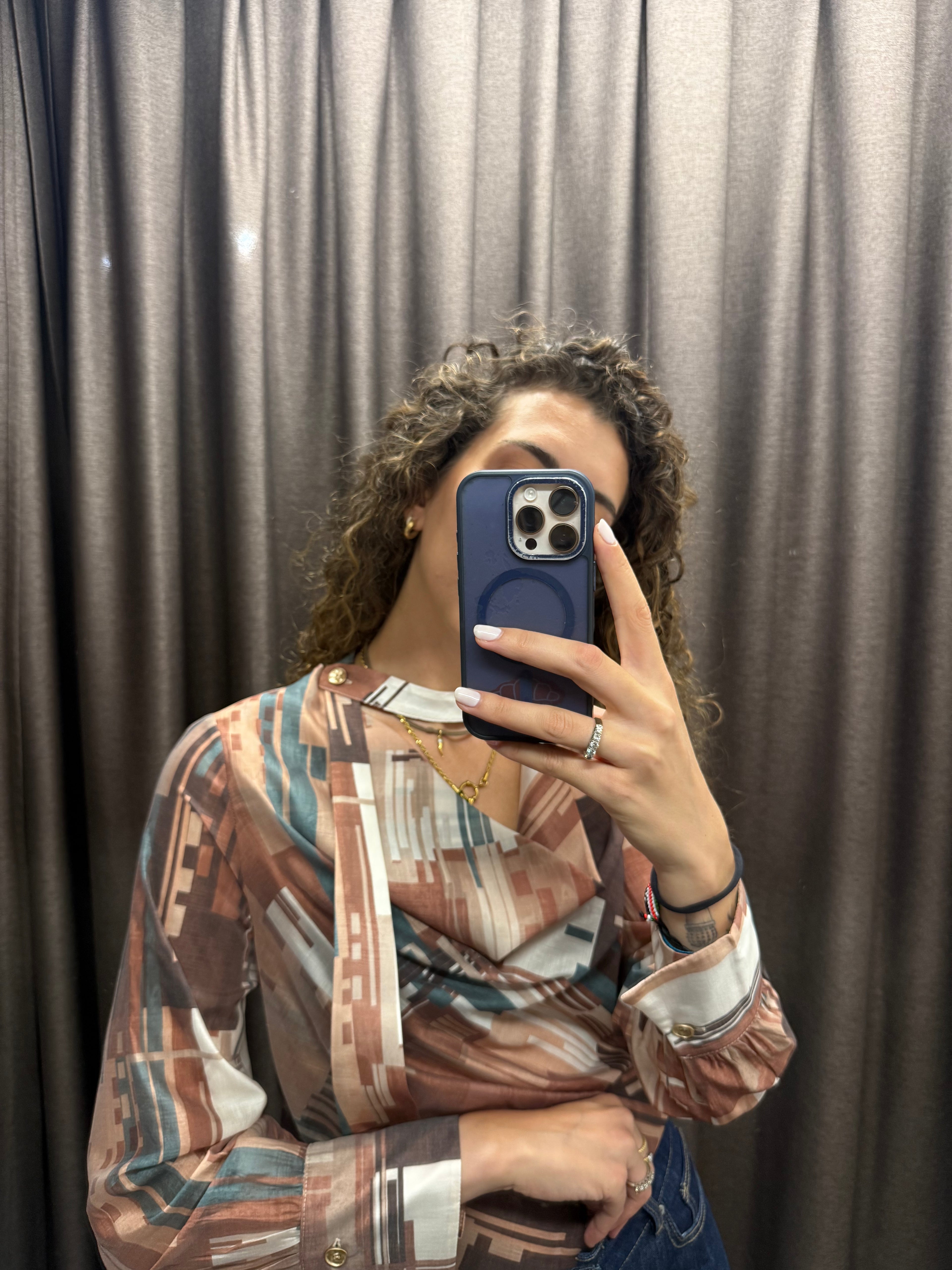 Blusa stampata