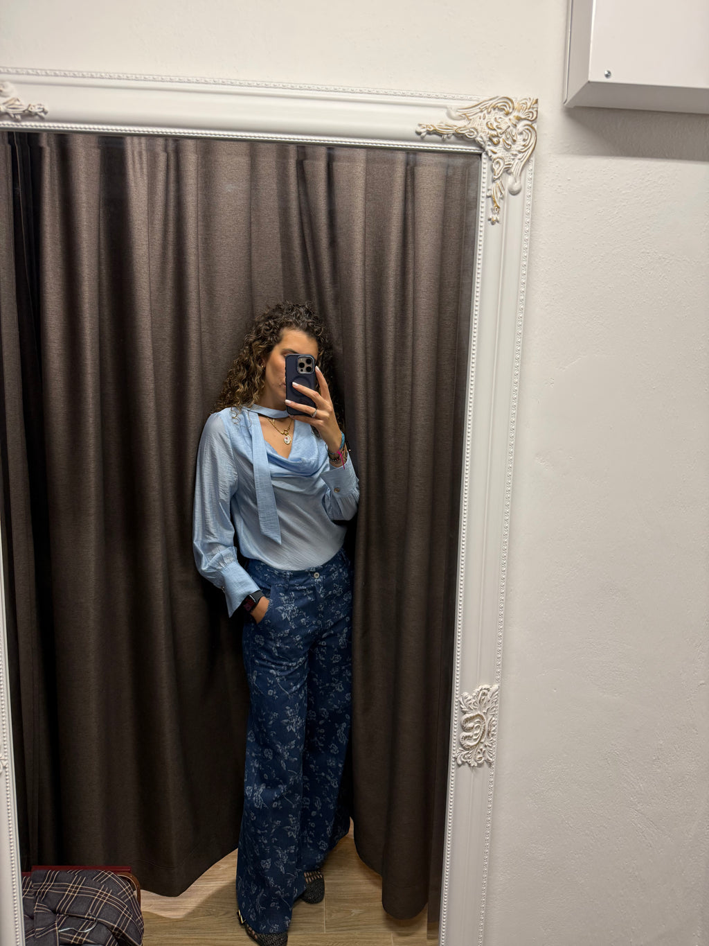 Jeans stampati palazzo