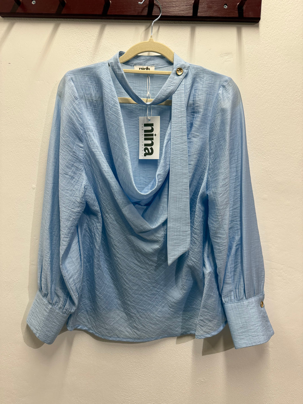 Blusa tinta unita