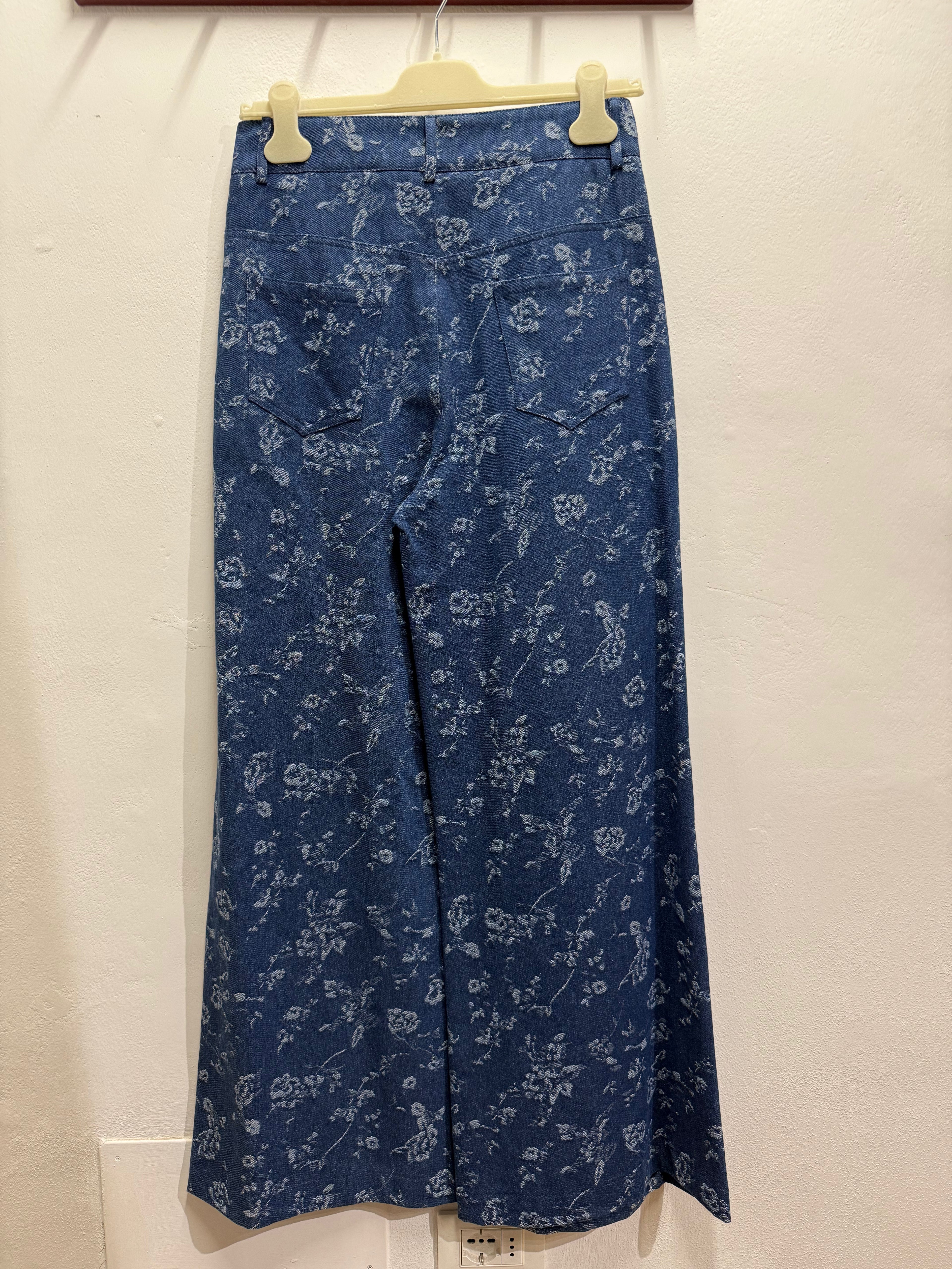 Jeans stampati palazzo