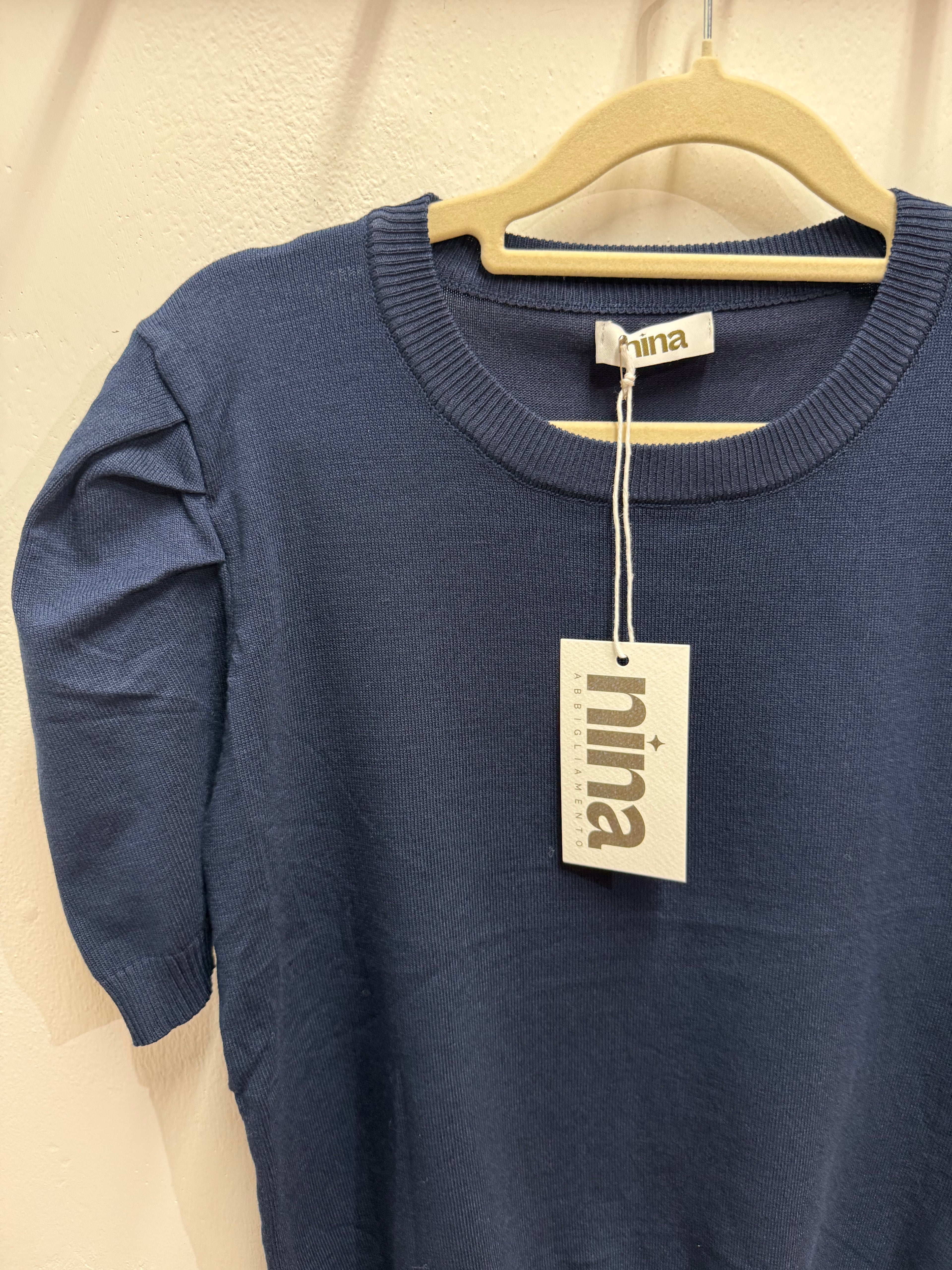 Maglia con maniche a palloncino