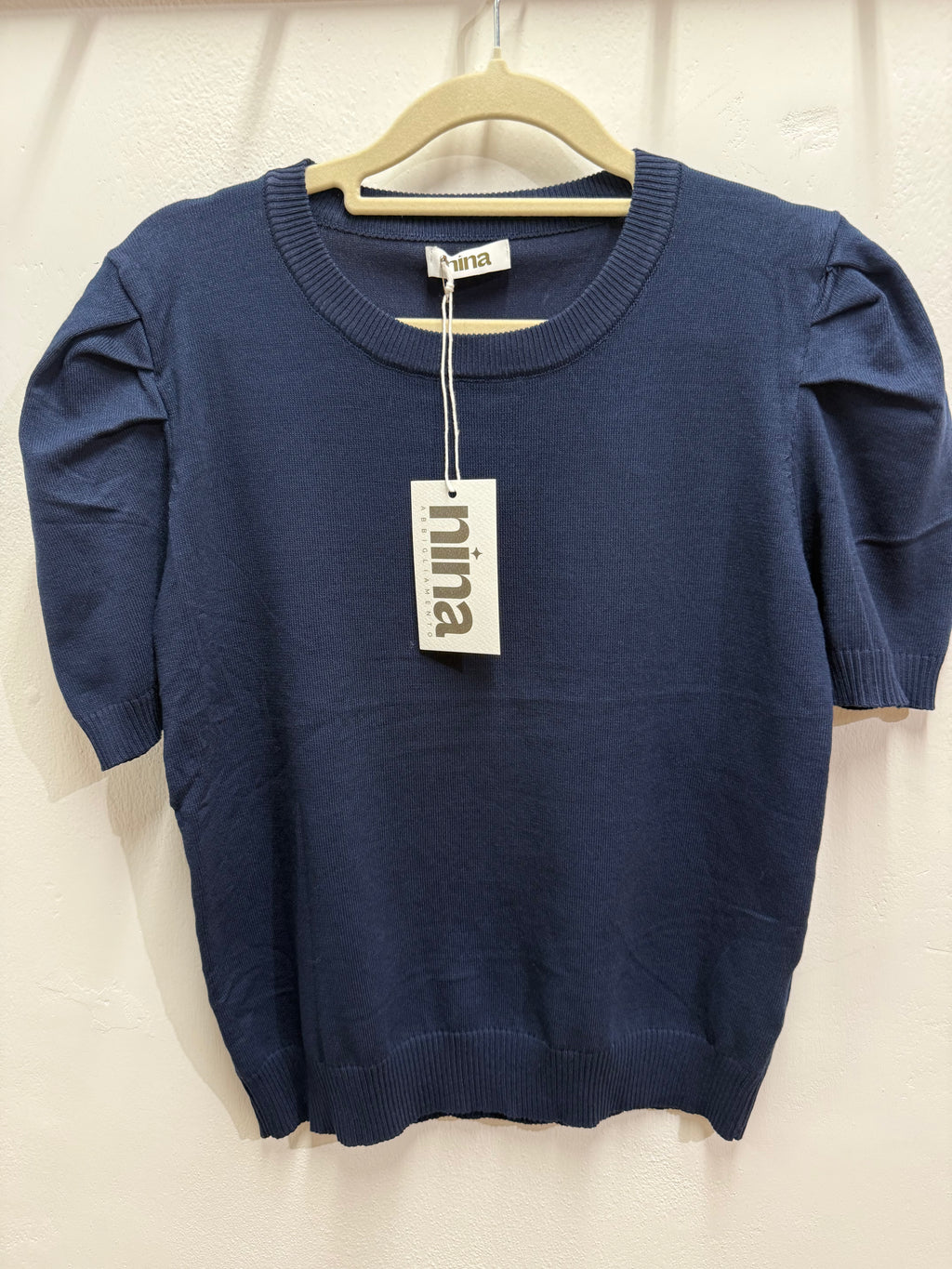 Maglia con maniche a palloncino