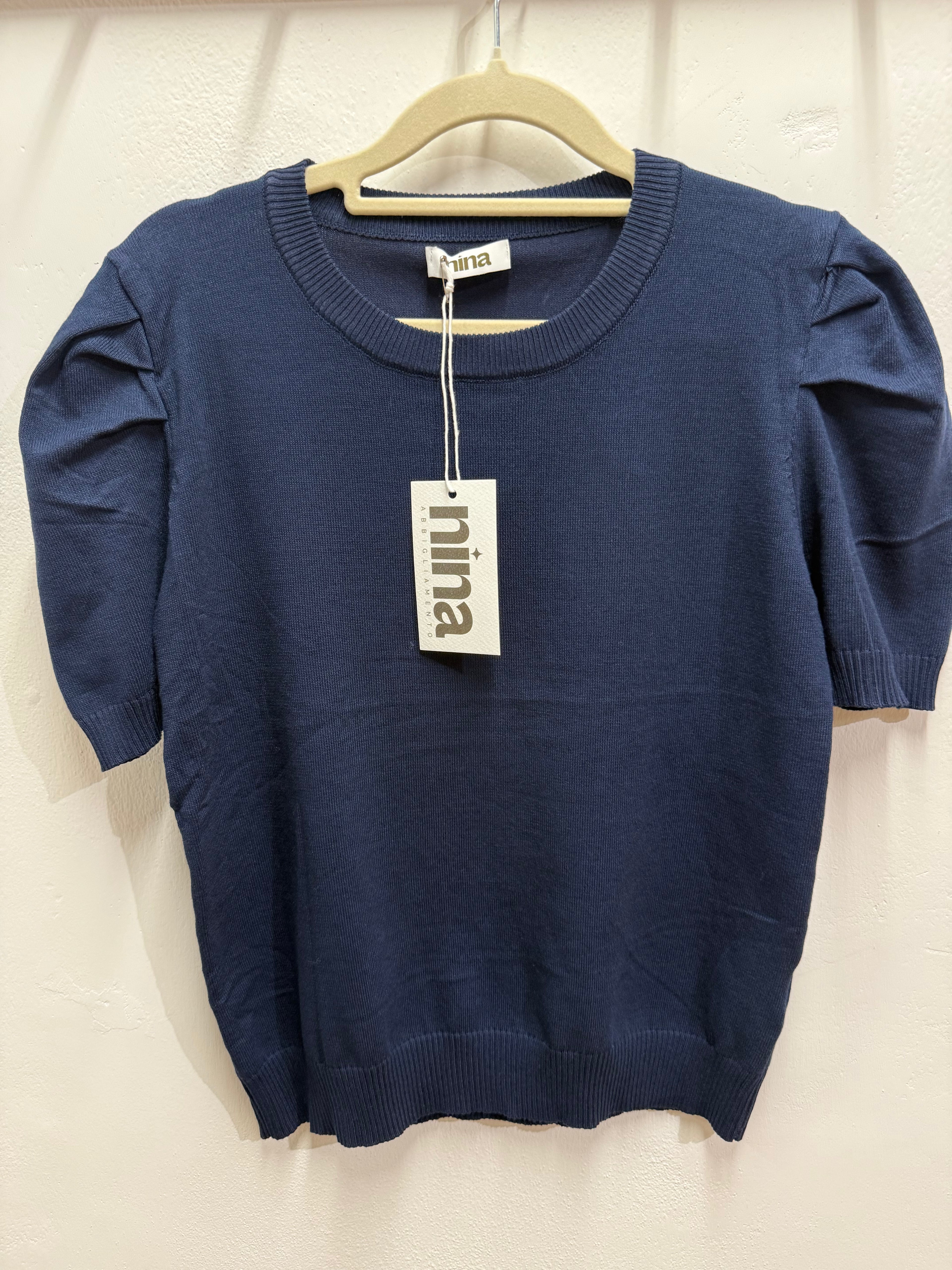 Maglia con maniche a palloncino