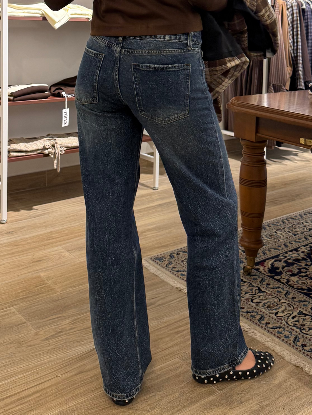 Jeans gamba dritta
