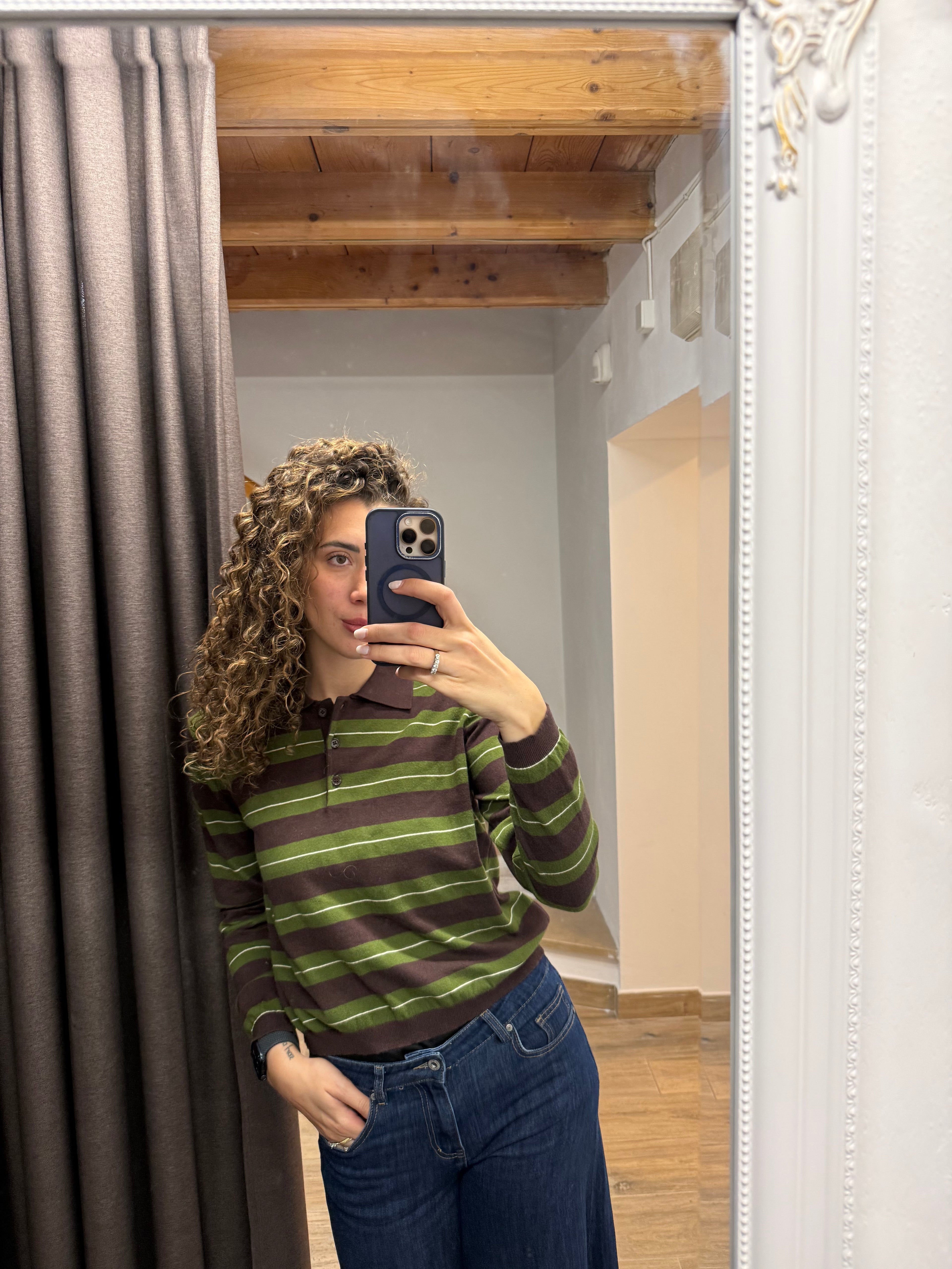 Polo a righe
