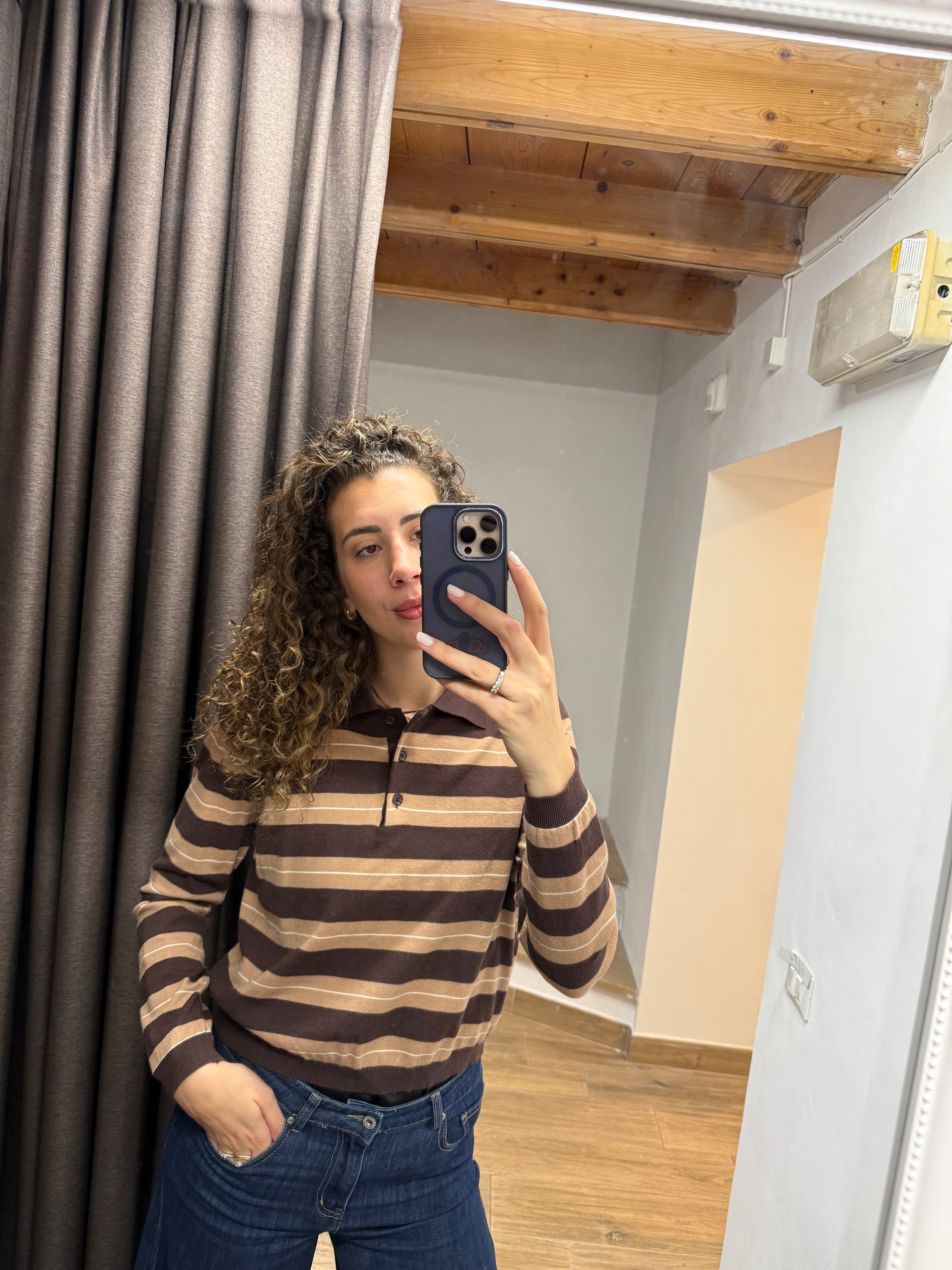 Polo a righe