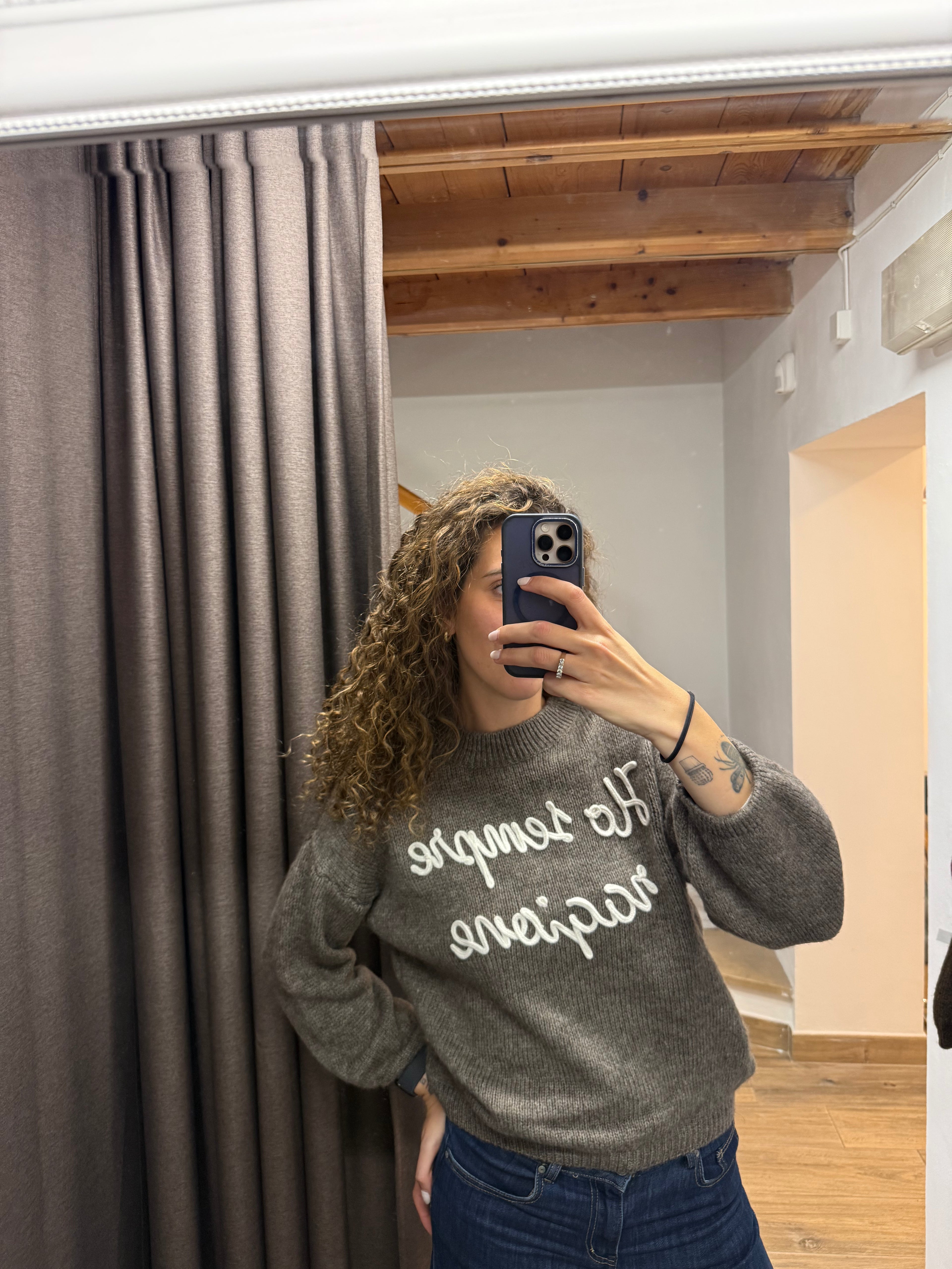 Maglione scritta "Ho sempre ragione"