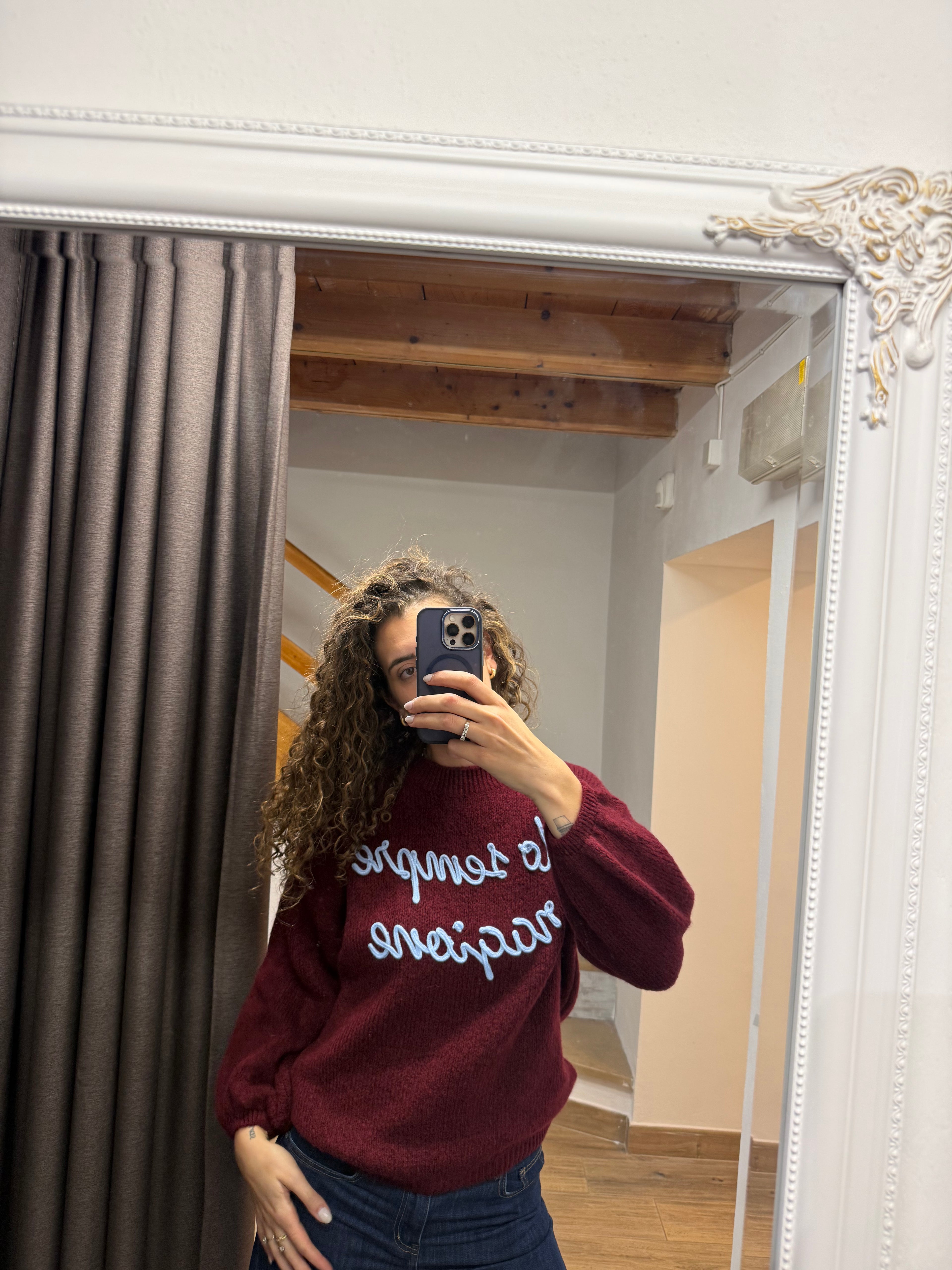 Maglione scritta "Ho sempre ragione"