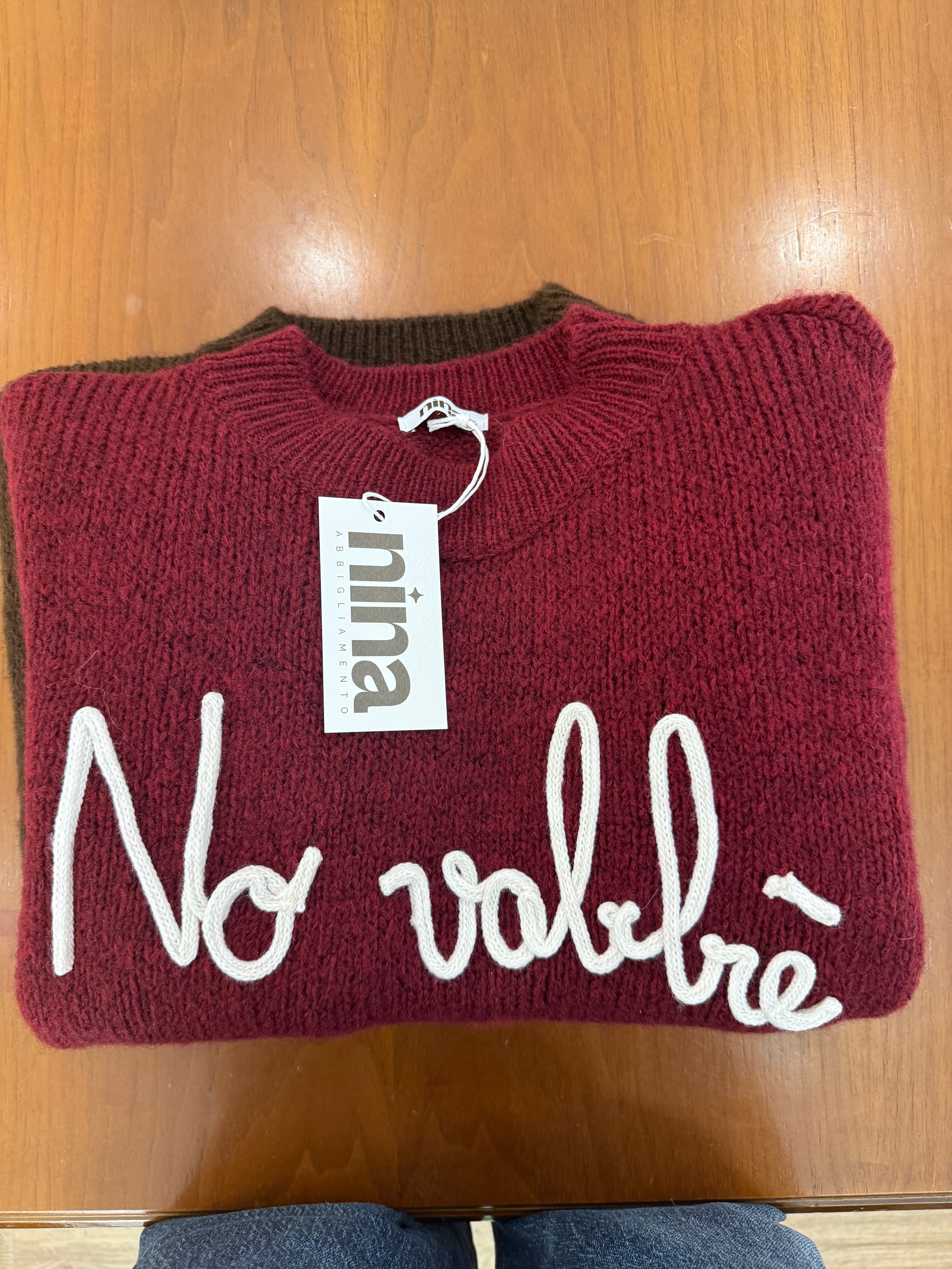Maglione "No vabbe'"