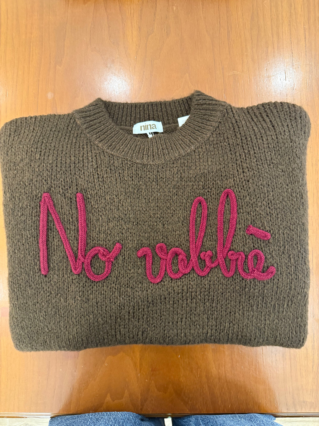 Maglione "No vabbe'"