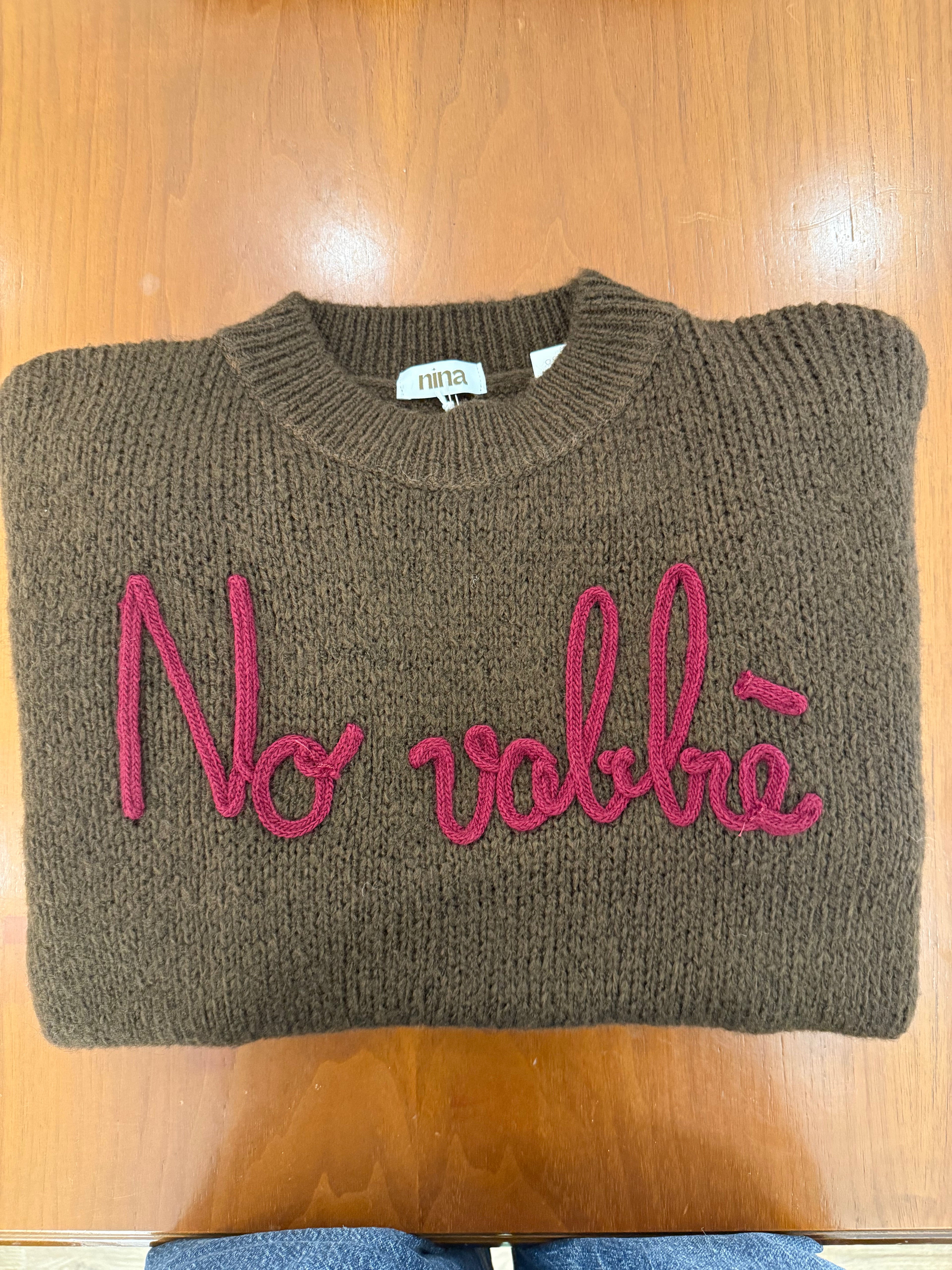 Maglione "No vabbe'"